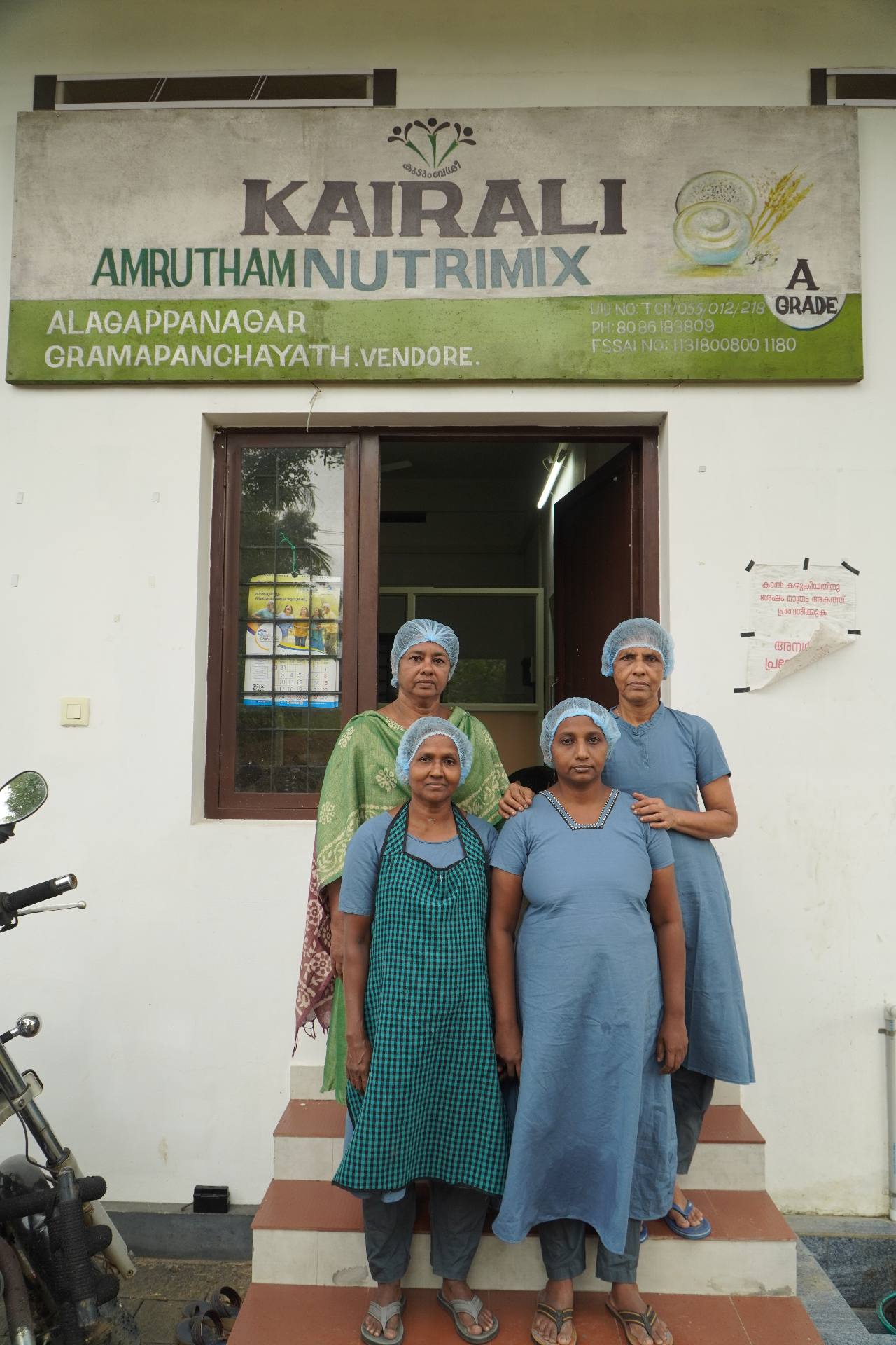 Producers at Kairali Amrutham Nutrimix, Kerala